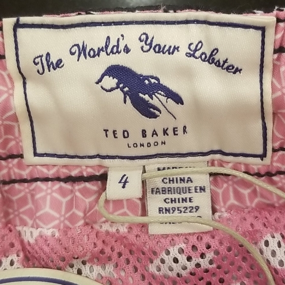 💕TED BAKER💕 Flamez All Over Printed Swim Shorts - Picture 15 of 16